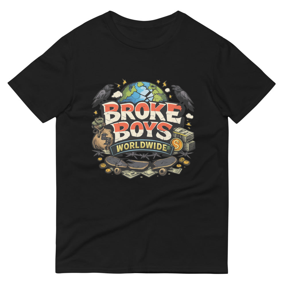 Cracked Globe Hustle - Black