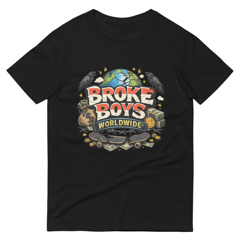 Cracked Globe Hustle - Black