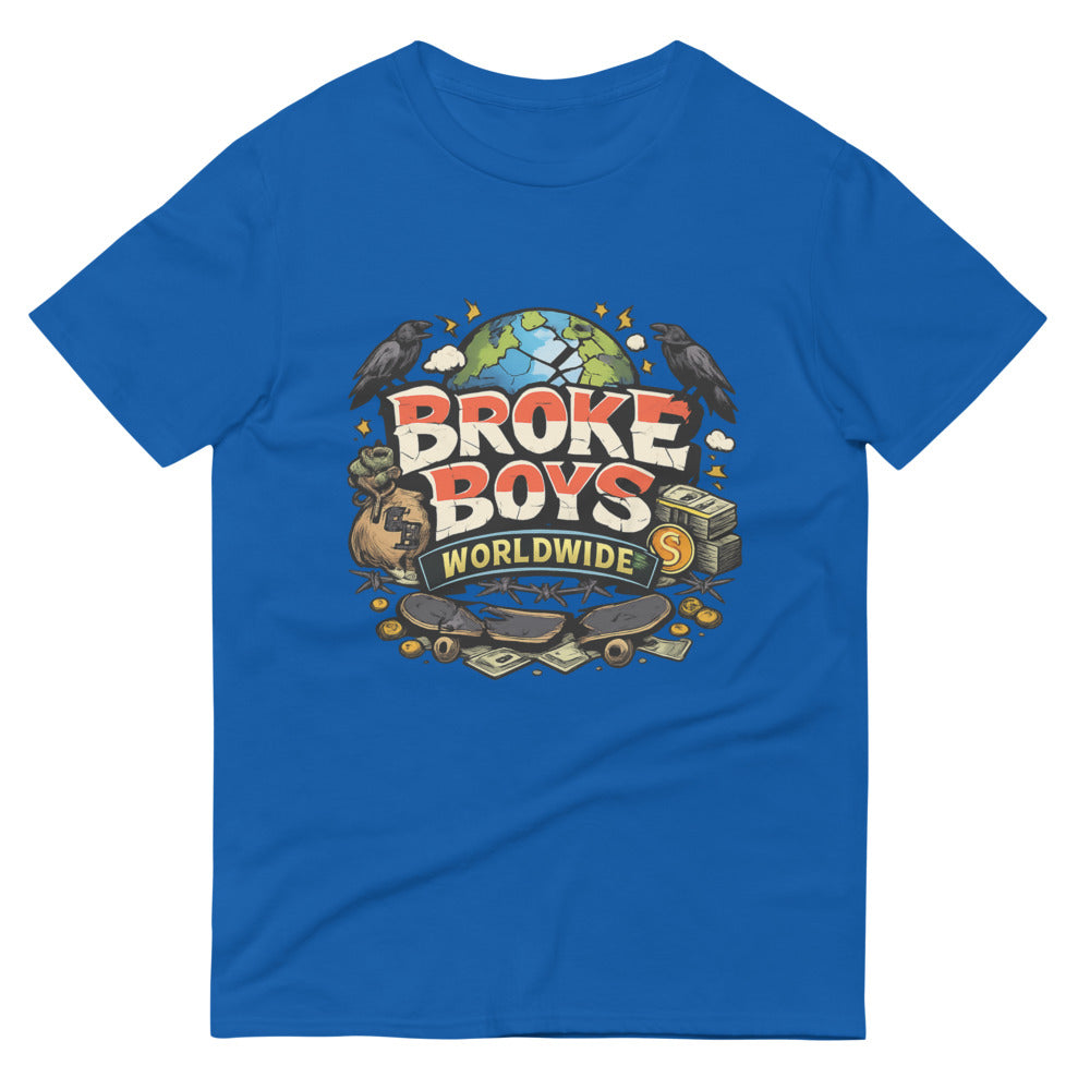 Cracked Globe Hustle - Royal Blue
