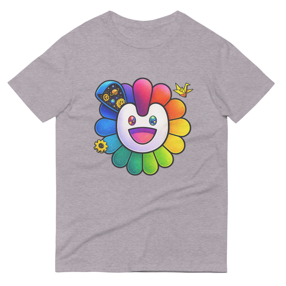 Cosmic Gear Rainbow Bloom - Heather Grey