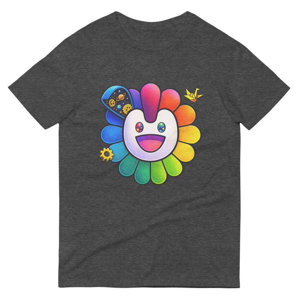 Cosmic Gear Rainbow Bloom - Heather Dark Grey