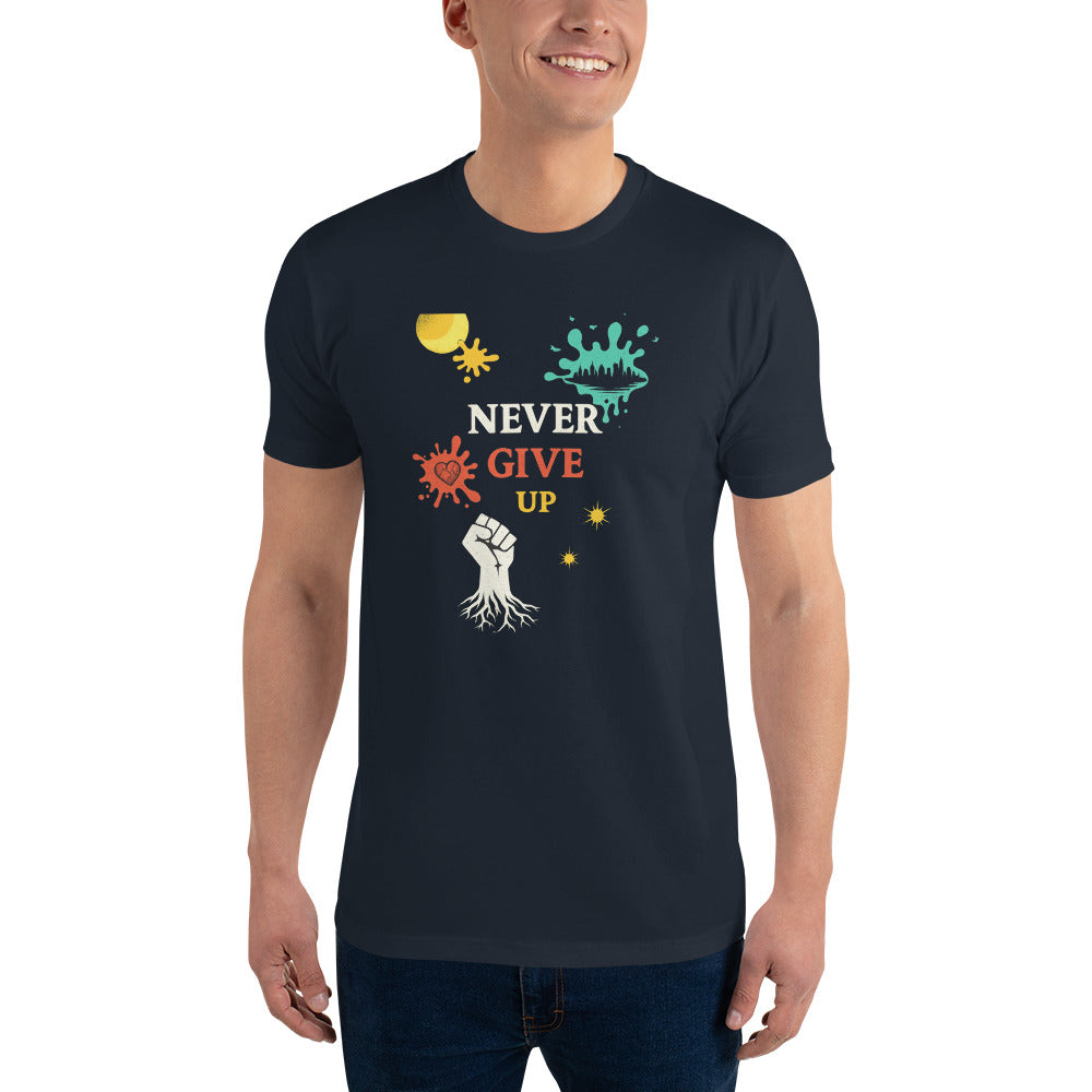 Rooted Resolve Vintage Print - Midnight Navy
