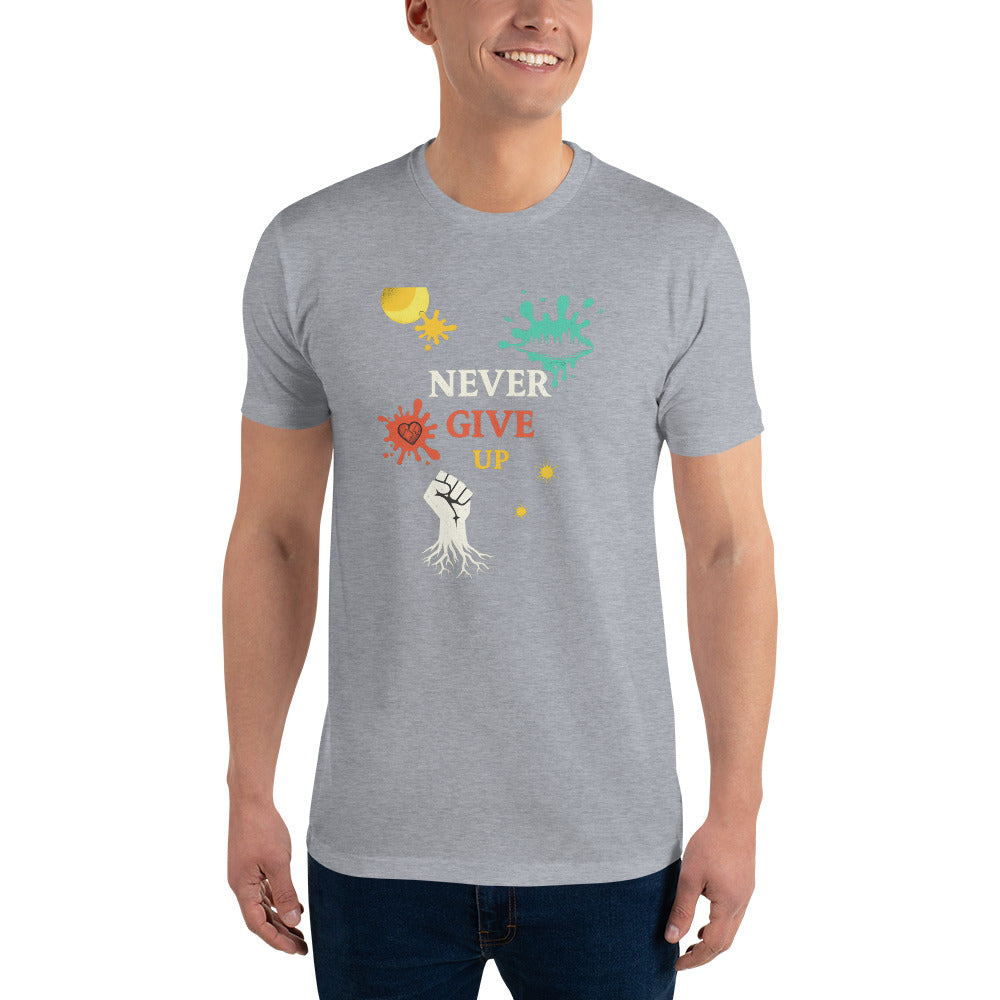 Rooted Resolve Vintage Print - Heather Grey
