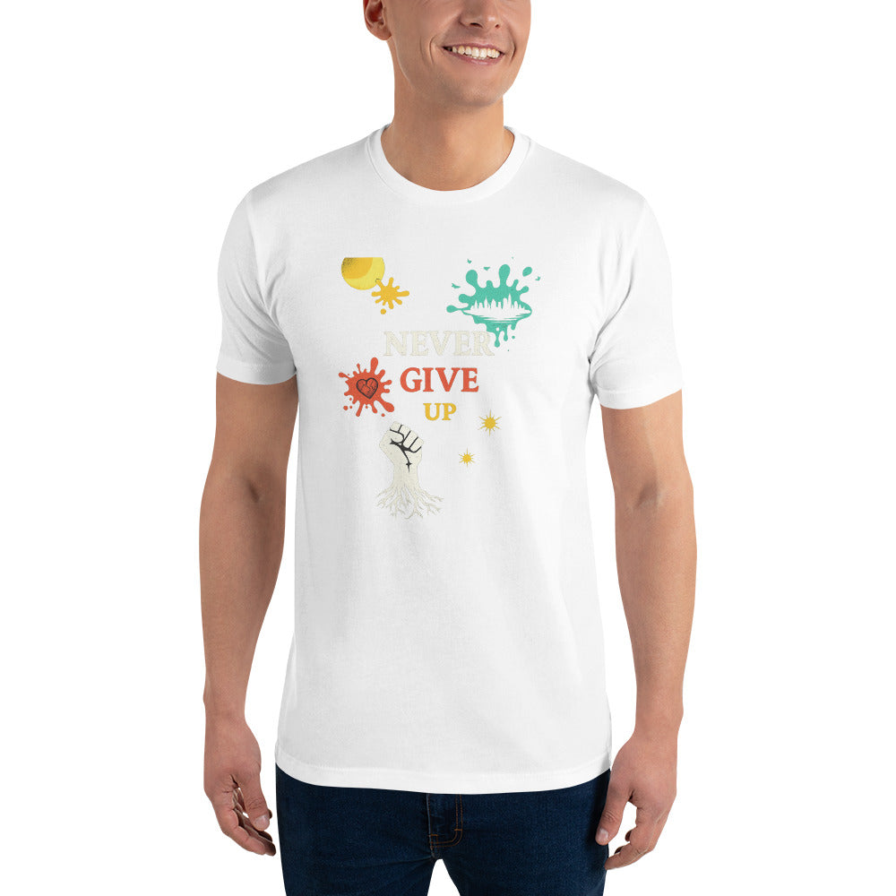 Rooted Resolve Vintage Print - White