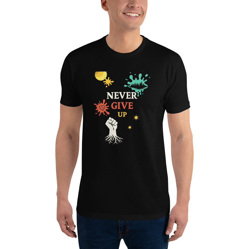 Rooted Resolve Vintage Print - Black
