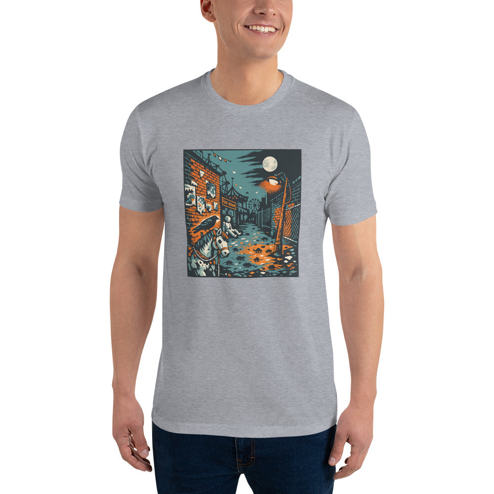 Midnight Carousel Shadows - Heather Grey