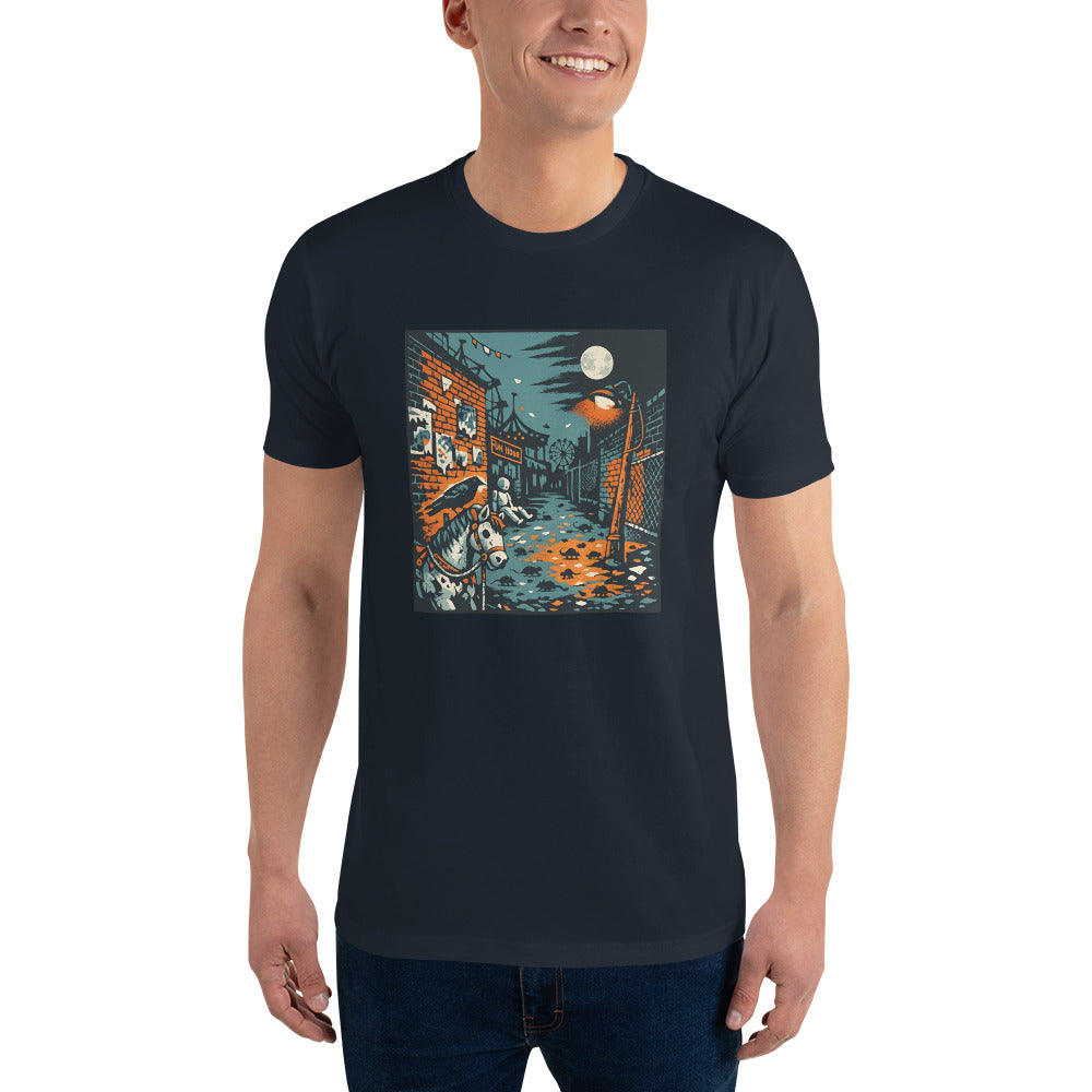 Midnight Carousel Shadows - Midnight Navy