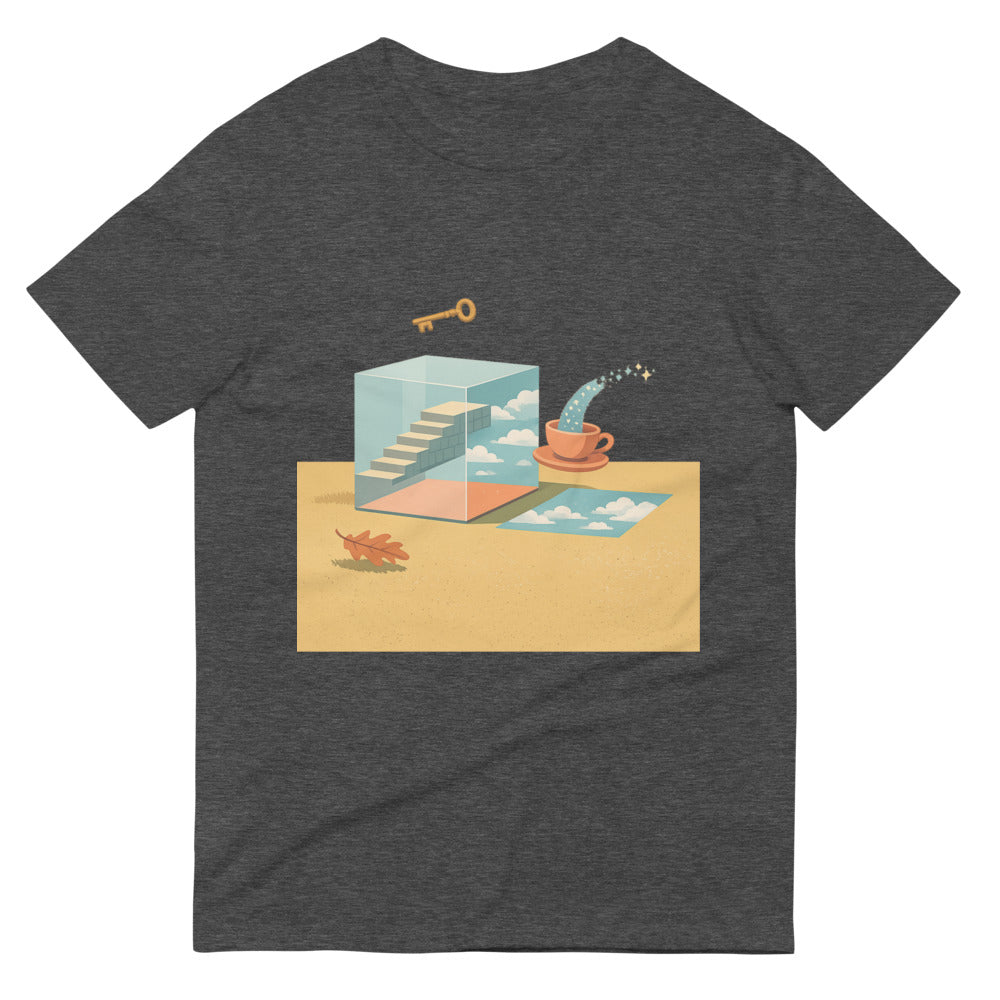 Teacup Pouring Stars - Heather Dark Grey