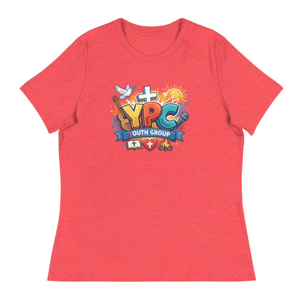 Radiant Youth Worship Emblem - Heather Red