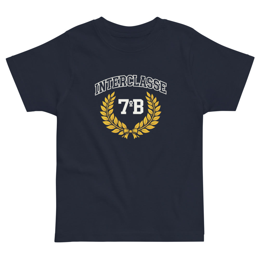 7B Golden Laurel Crest - Navy