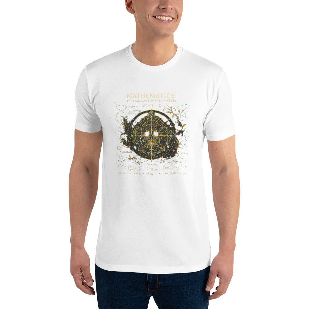 Golden Celestial Equation Mandala - White