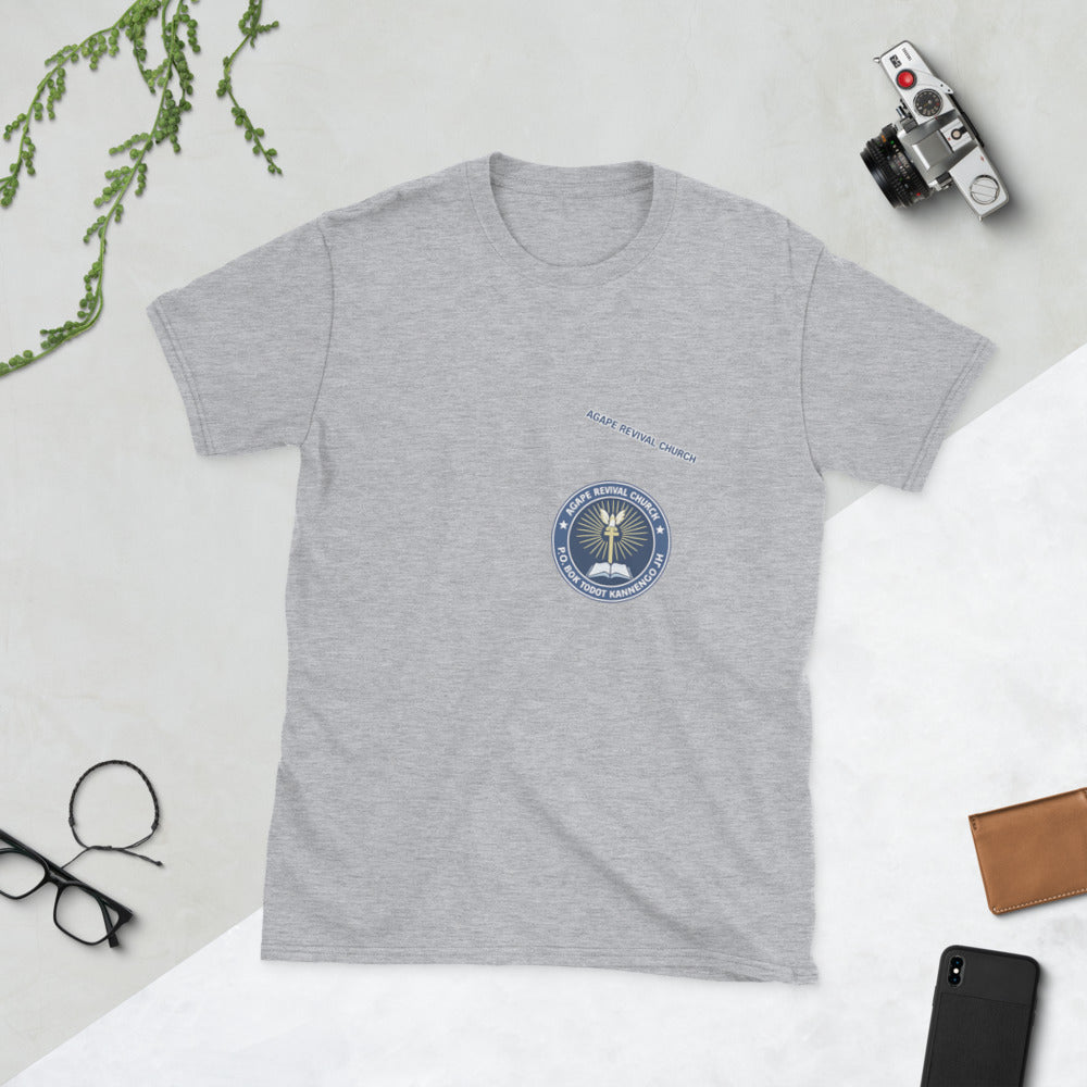 Agape Revival Church Chest Logo Tee - Sport Grey