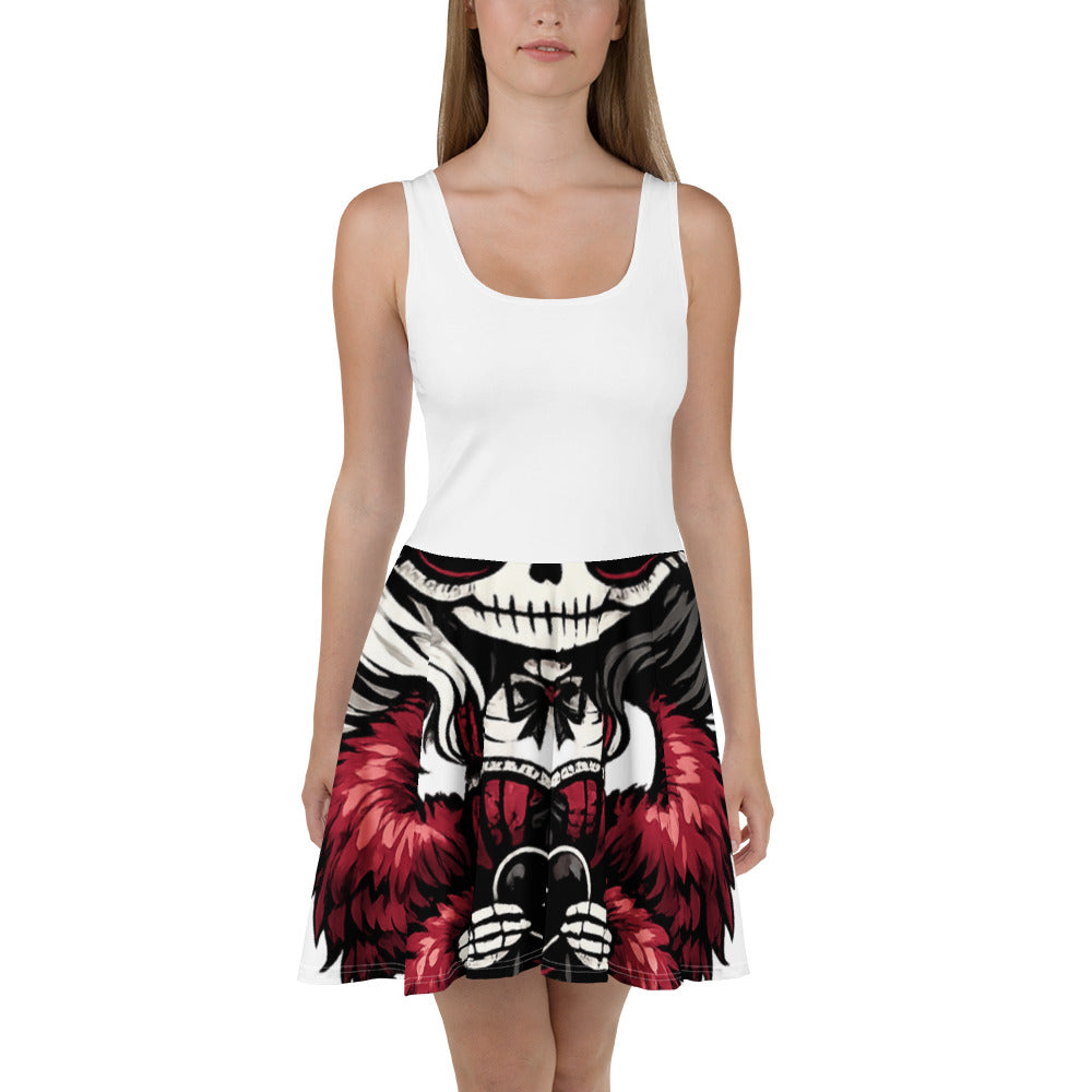Burgundy Skull Sweetheart - View 1