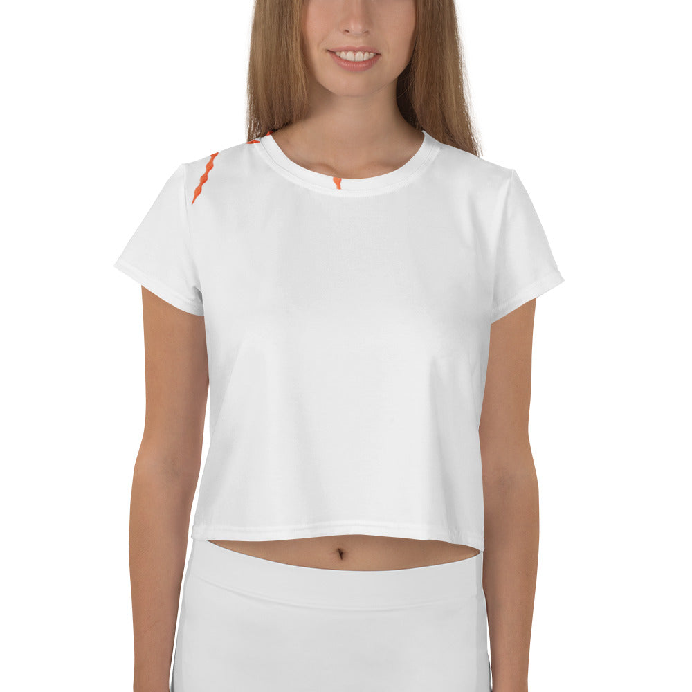 Neon Ember Crest - White