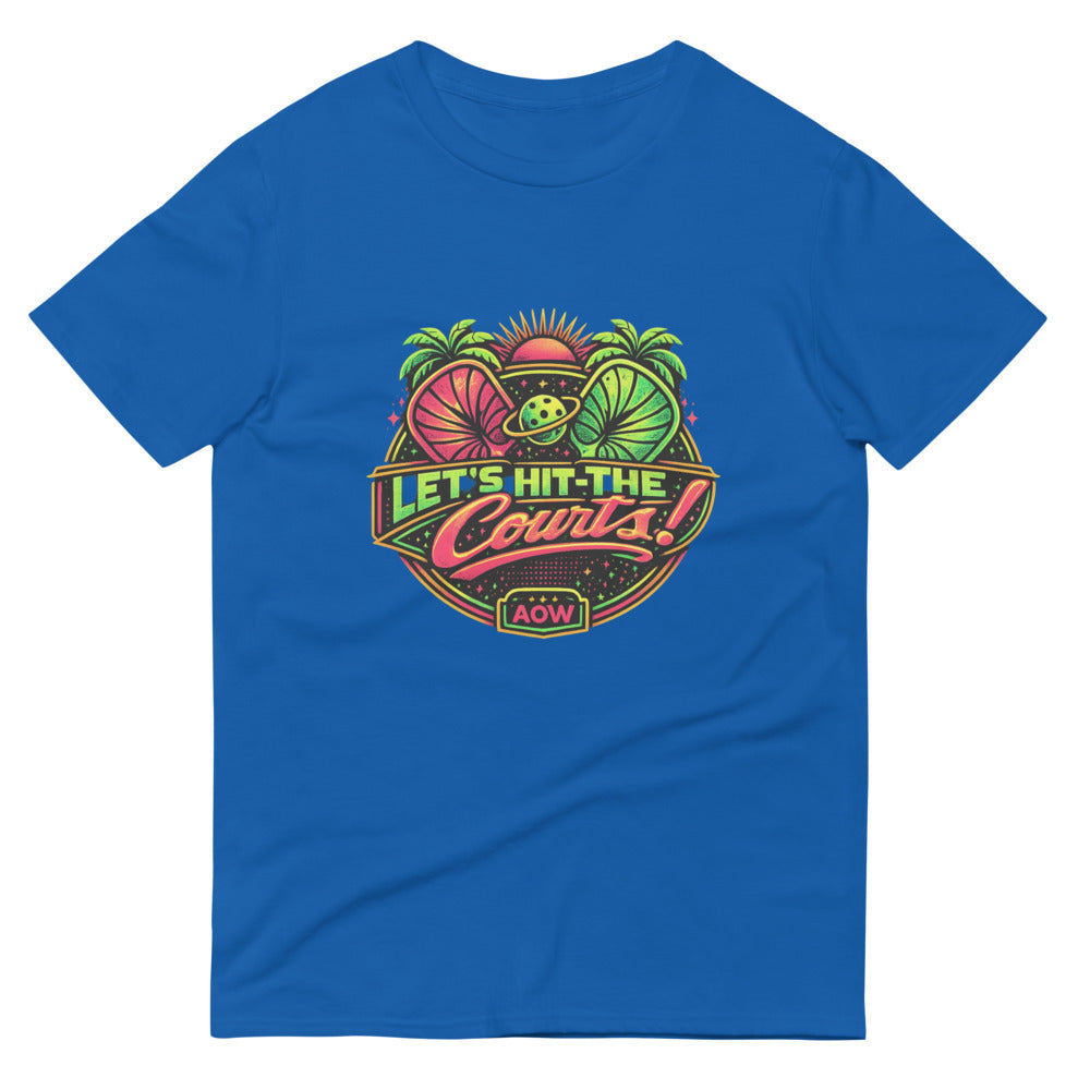 Neon Tropic Court Emblem - Royal Blue