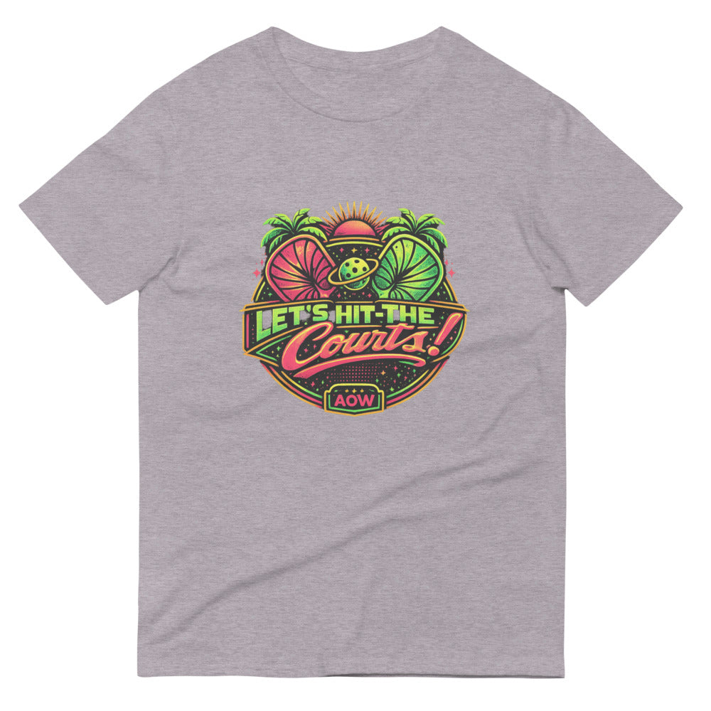 Neon Tropic Court Emblem - Heather Grey