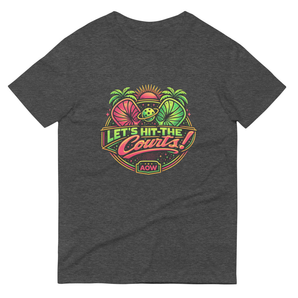 Neon Tropic Court Emblem - Heather Dark Grey