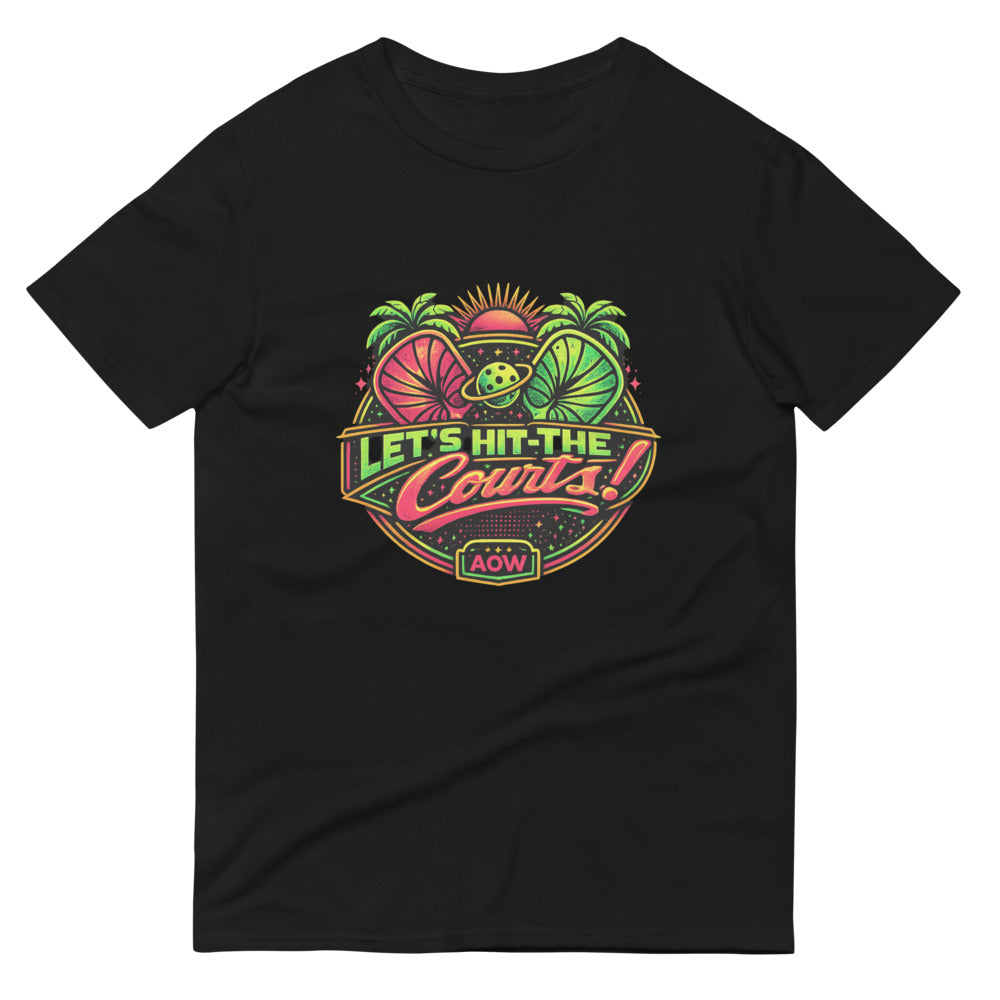 Neon Tropic Court Emblem - Black