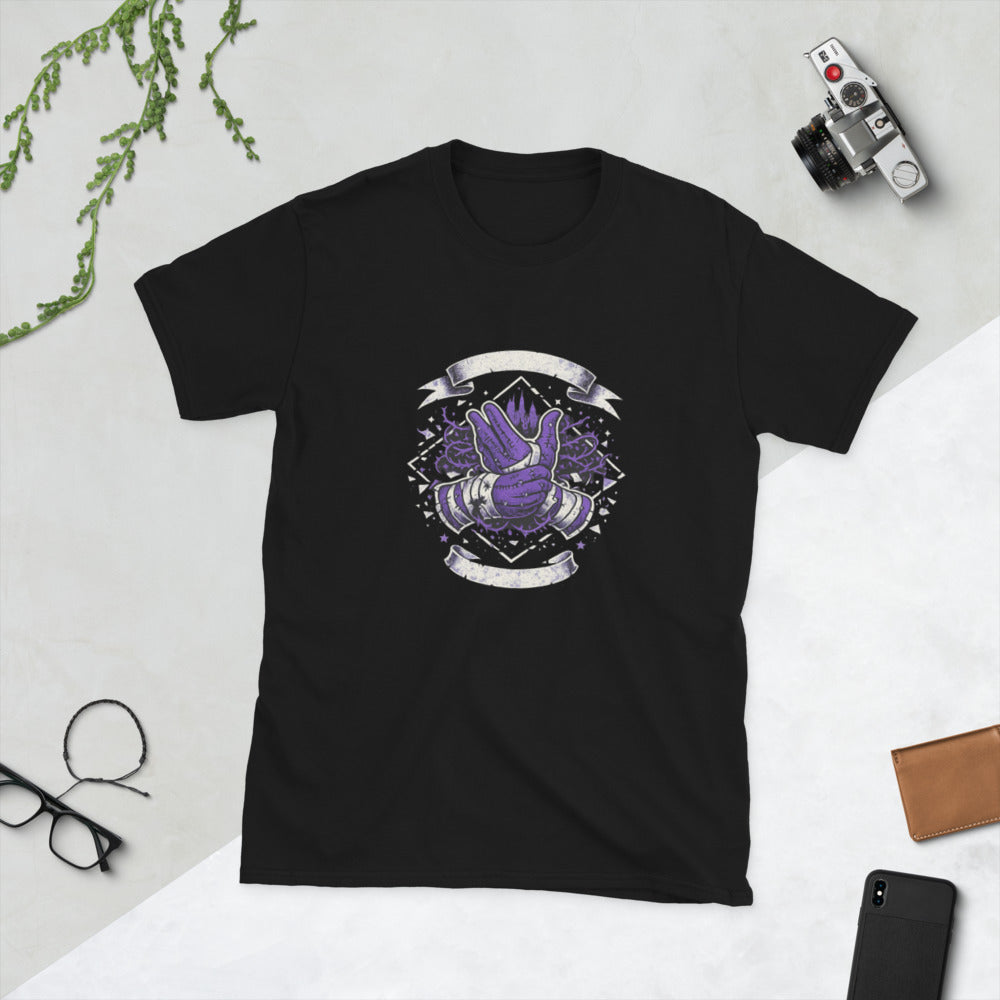 Thornbound Violet Hand Emblem - Black