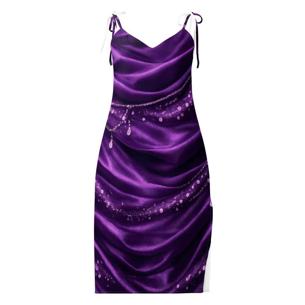 Amethyst Satin Elegance - White