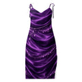Amethyst Satin Elegance - White