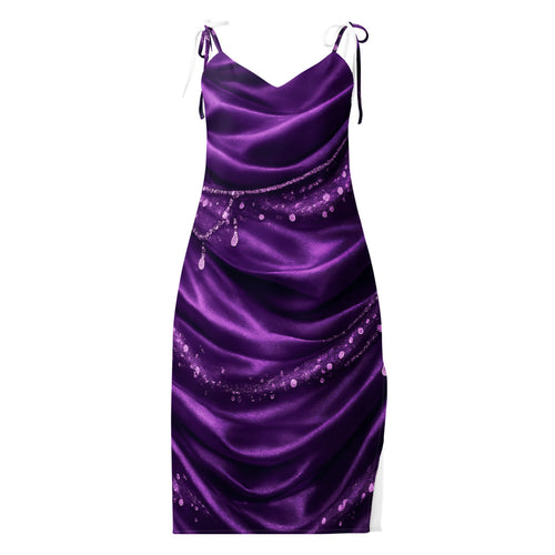 Amethyst Satin Elegance - White