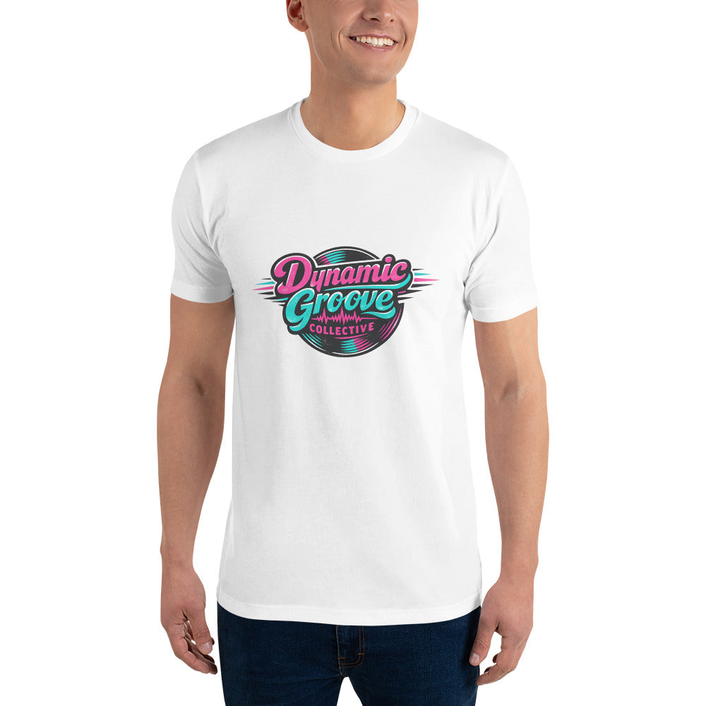 Dynamic Groove Retro Wave Tee - White