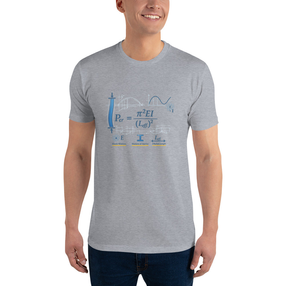 Euler Buckling Equation Print - Heather Grey