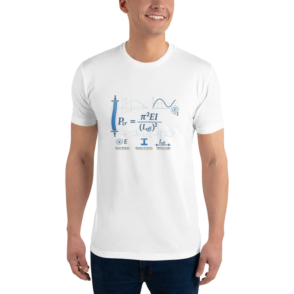 Euler Buckling Equation Print - White