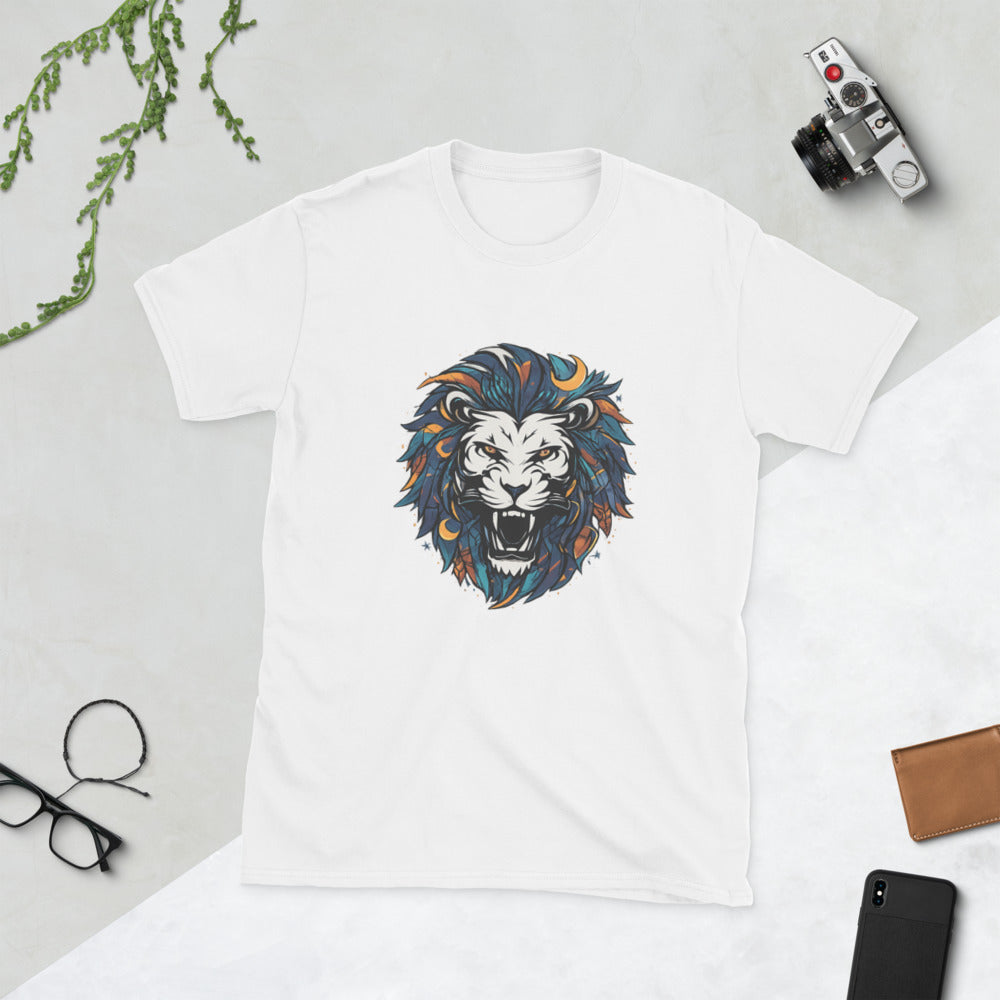 Lunar Mosaic Lion - White