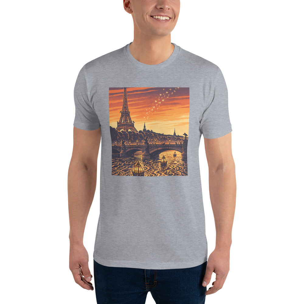 Lantern Moths Over Iron Tower - Heather Grey