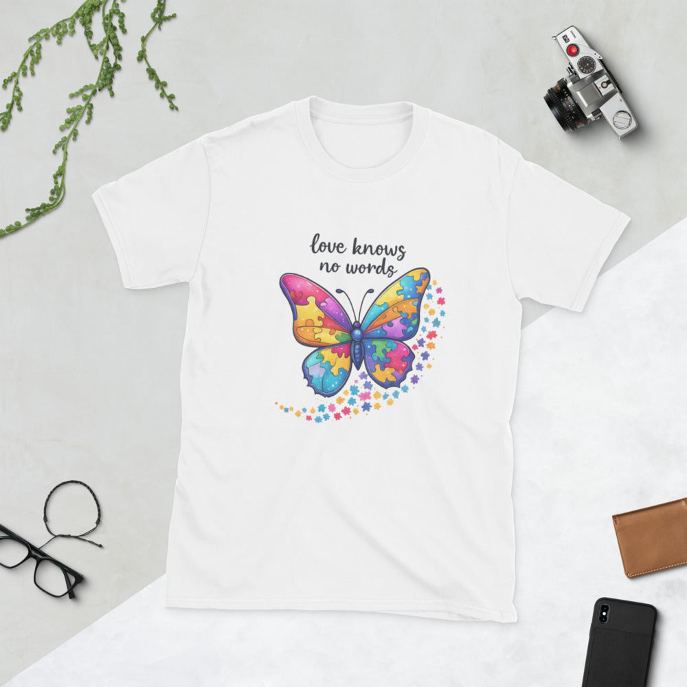 Love Knows No Words Butterfly - White