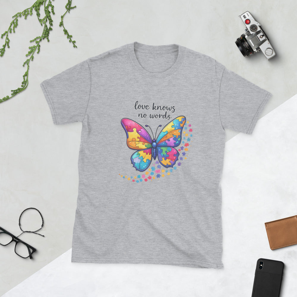 Love Knows No Words Butterfly - Sport Grey