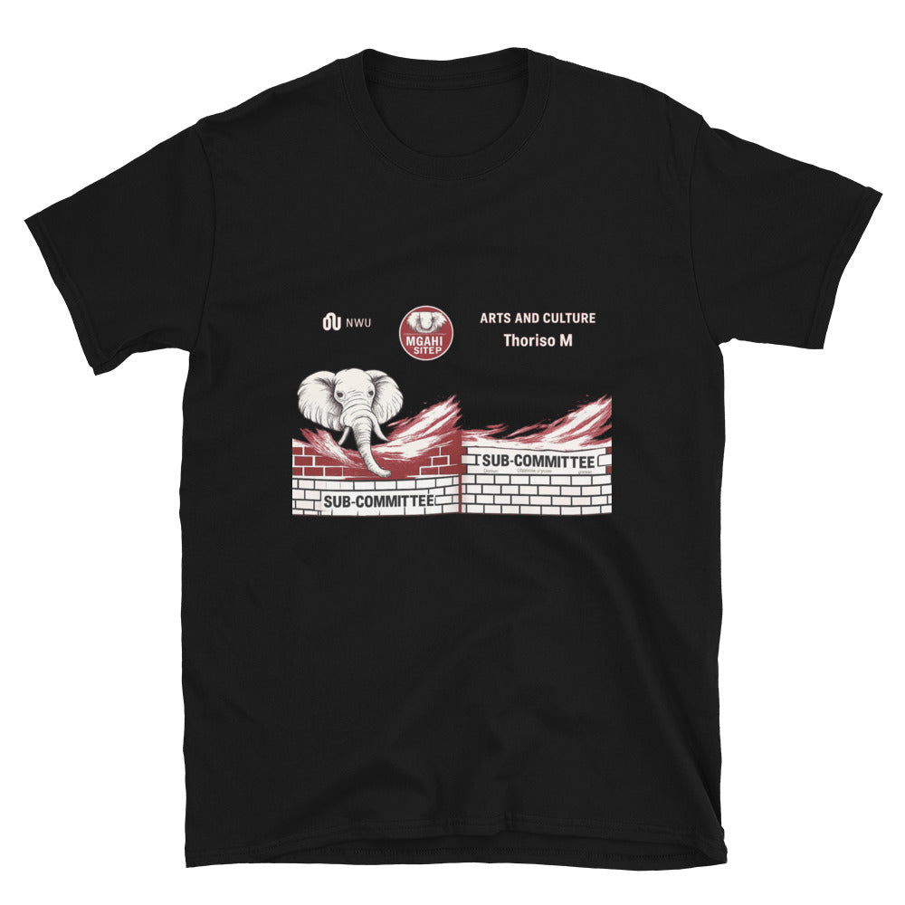 Maroon Breakthrough Elephant Tee - Black