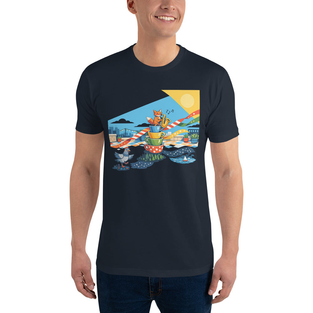 Rooftop Parade of Tiny Worlds - Midnight Navy