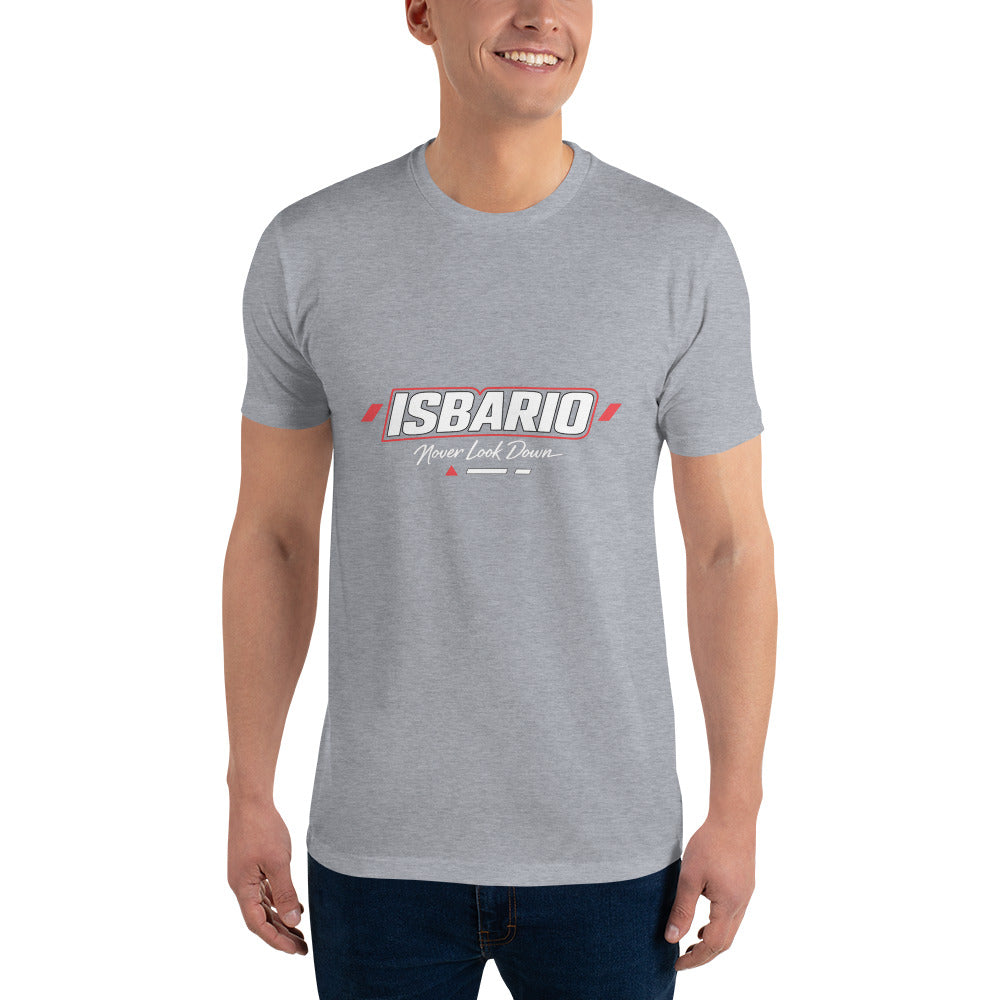 ISBARIO Never Look Down Tee - Heather Grey