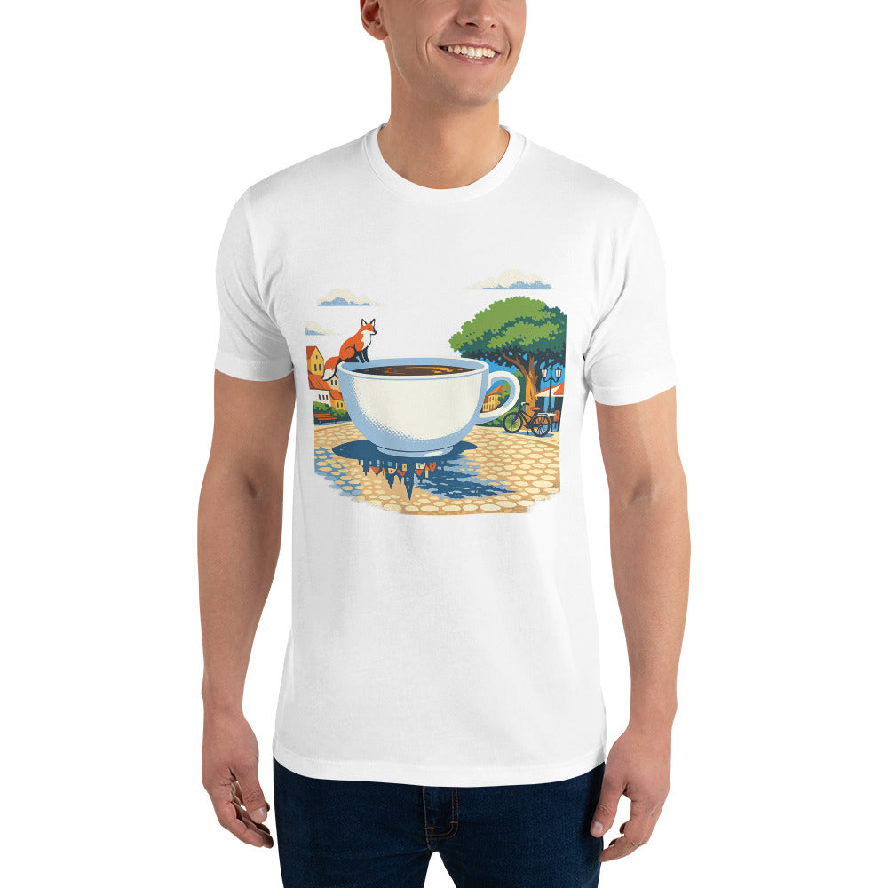 Upside-Down Village in a Teacup - White