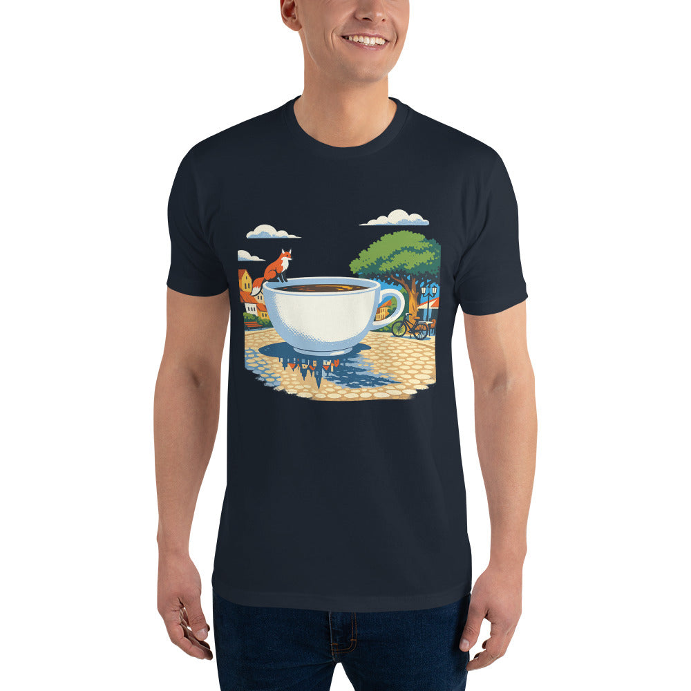 Upside-Down Village in a Teacup - Midnight Navy