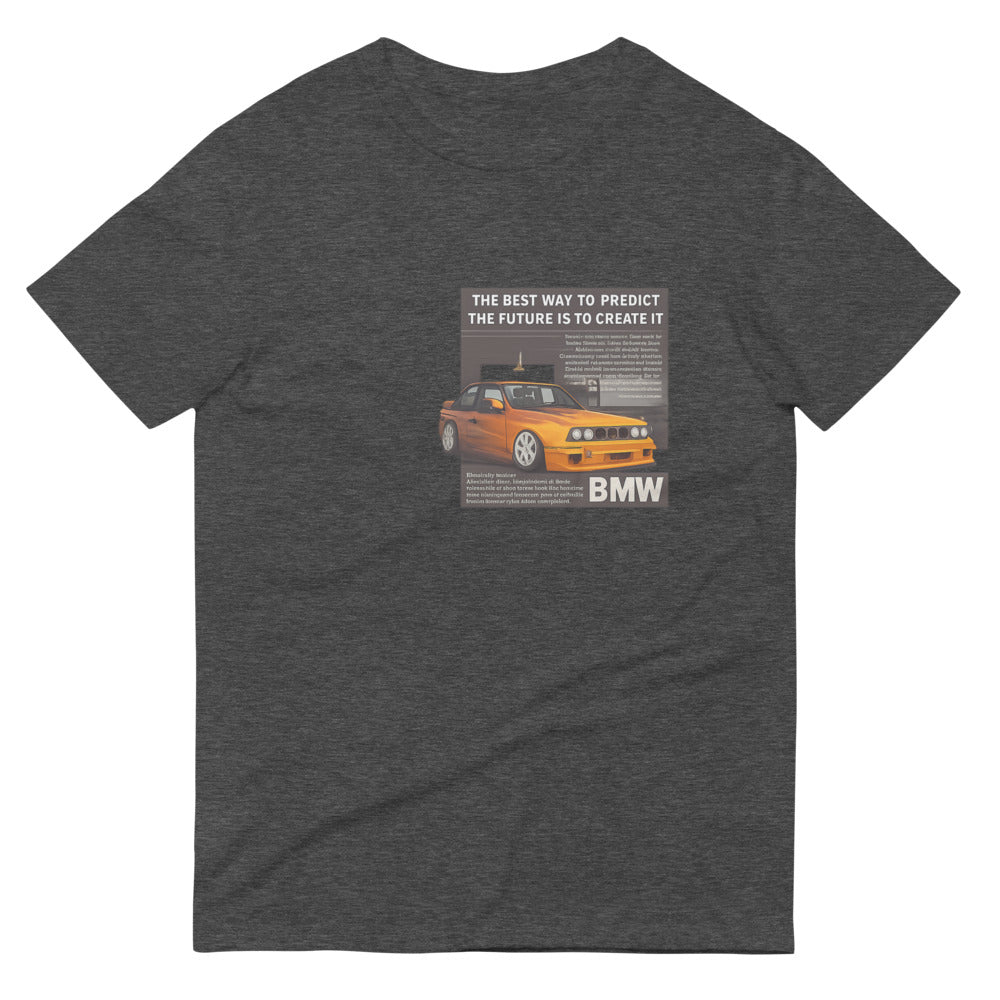 Sunset Garage Racer Chest Tee - Heather Dark Grey