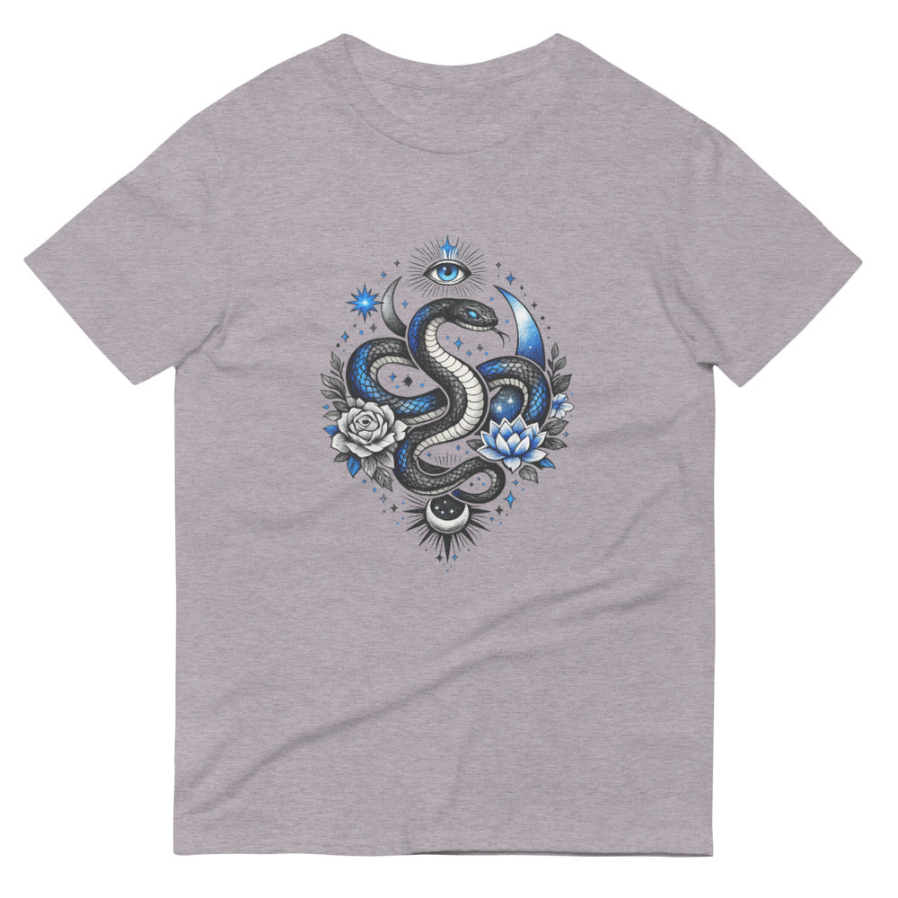 Midnight Lotus Serpent - Heather Grey