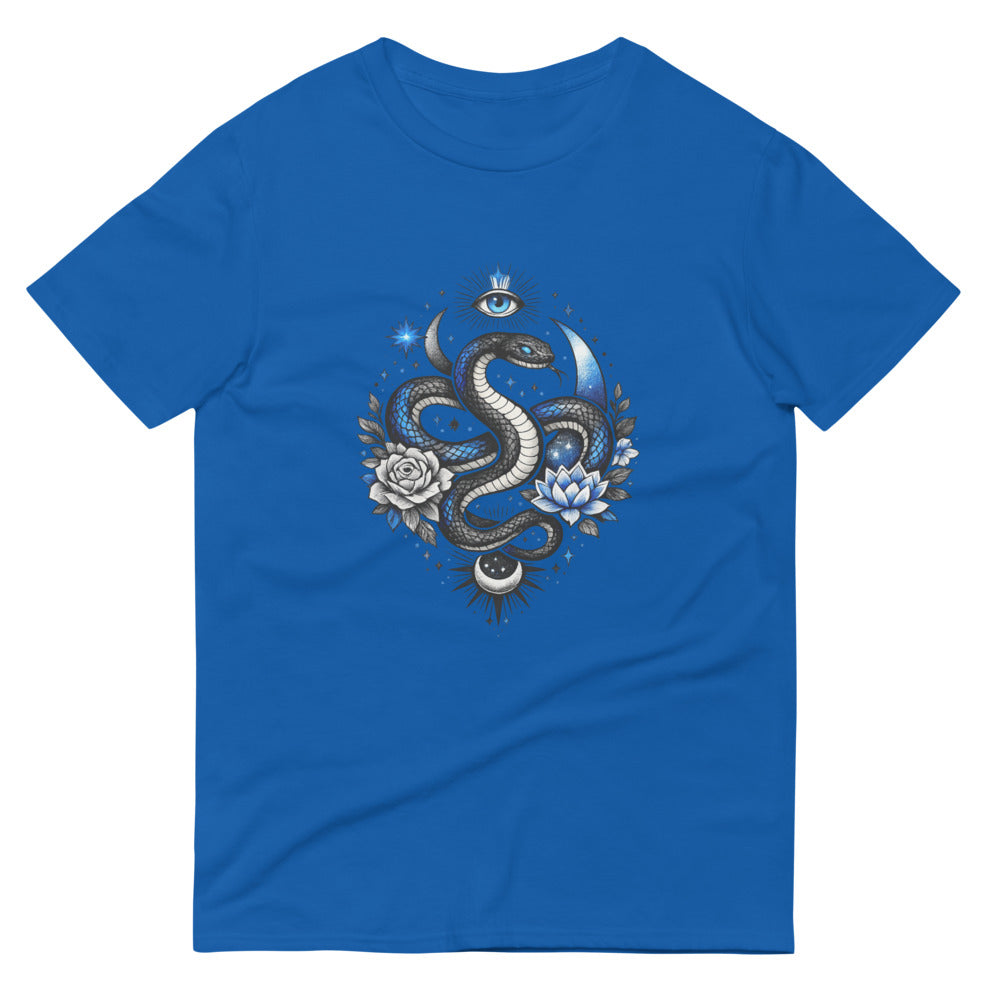 Midnight Lotus Serpent - Royal Blue