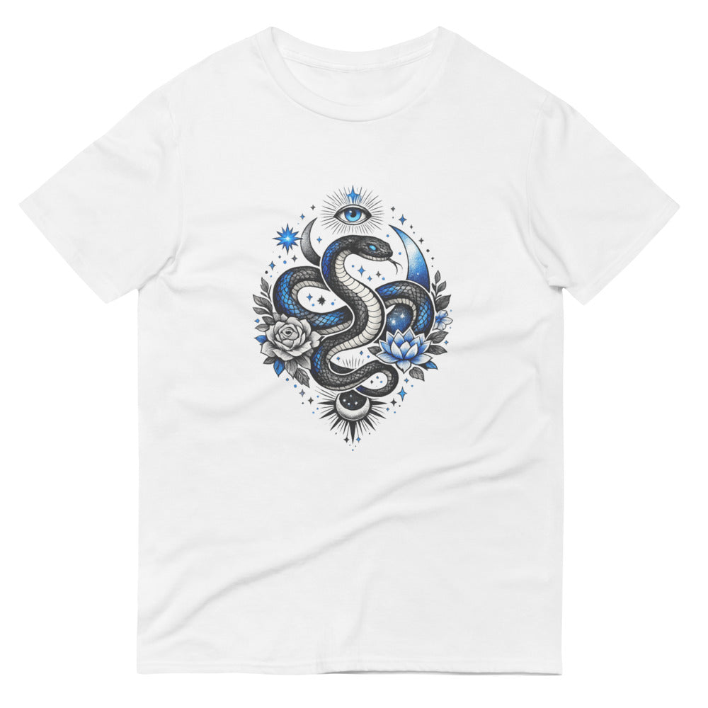 Midnight Lotus Serpent - White