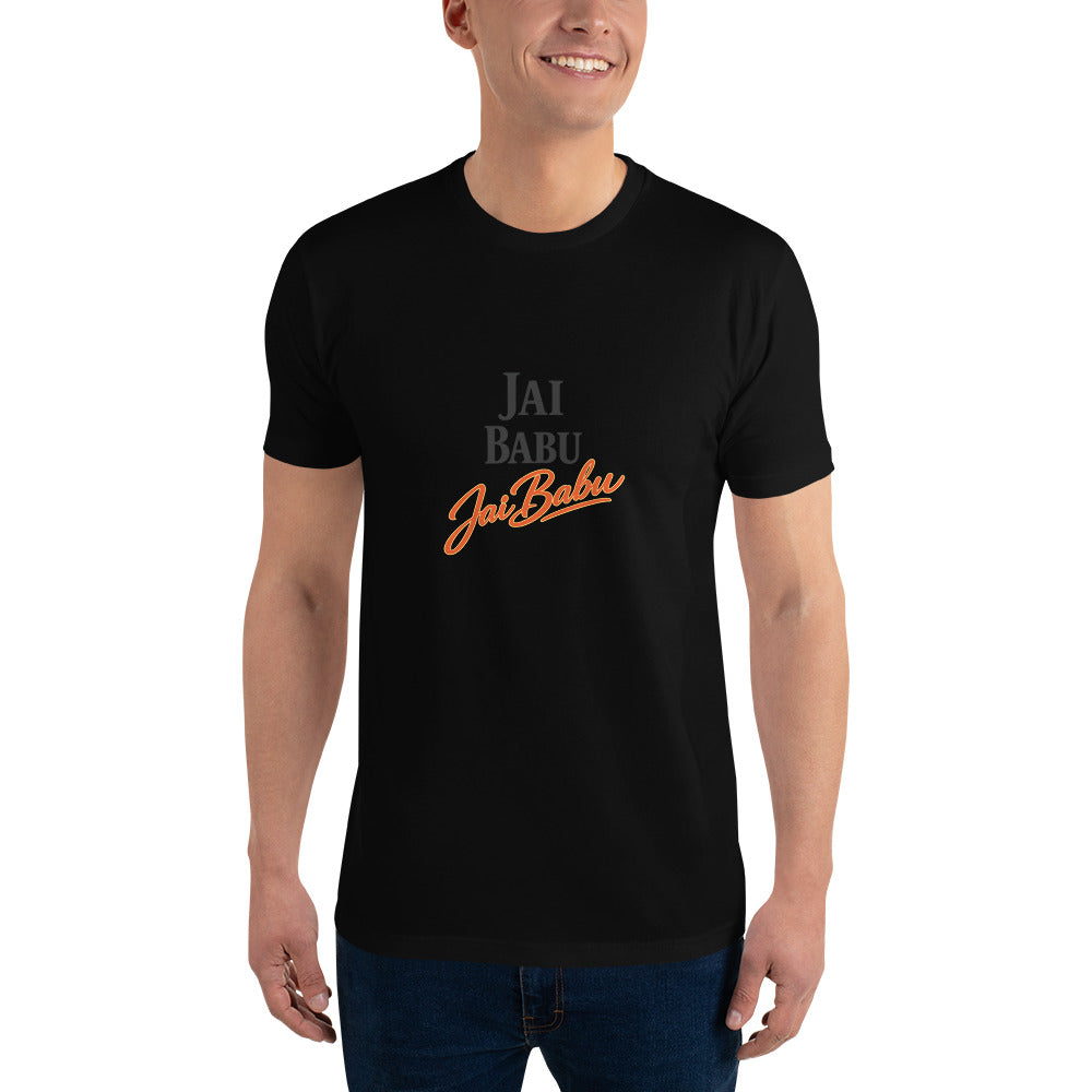 Jai Babu Neon Script Tee - Black