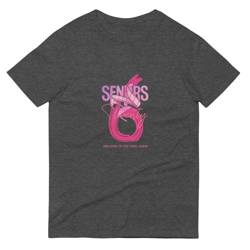 Neon Film Reel Seniors Tee - Heather Dark Grey
