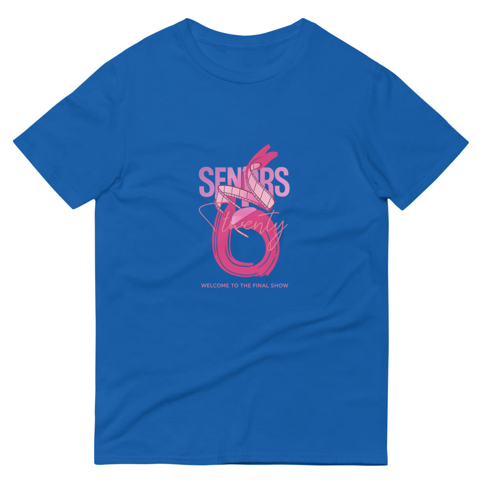 Neon Film Reel Seniors Tee - Royal Blue