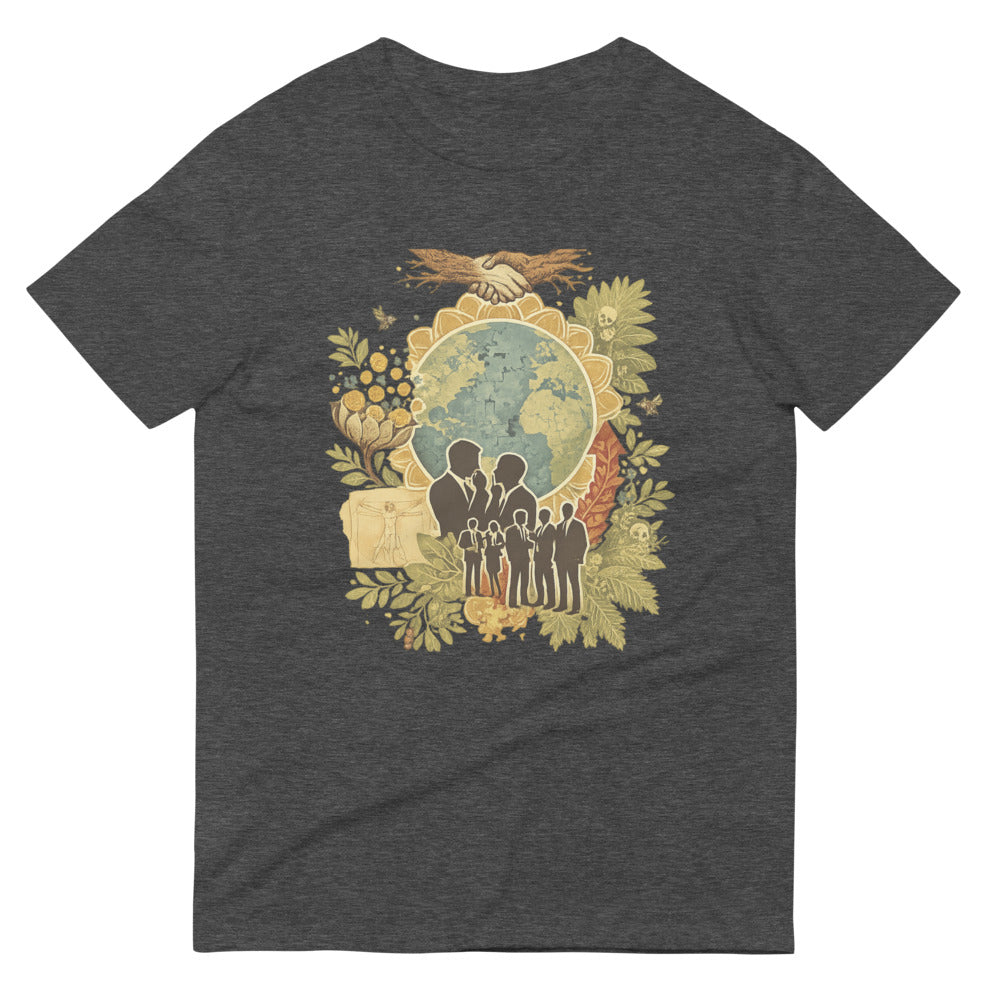Grafted Growth Mandala - Heather Dark Grey