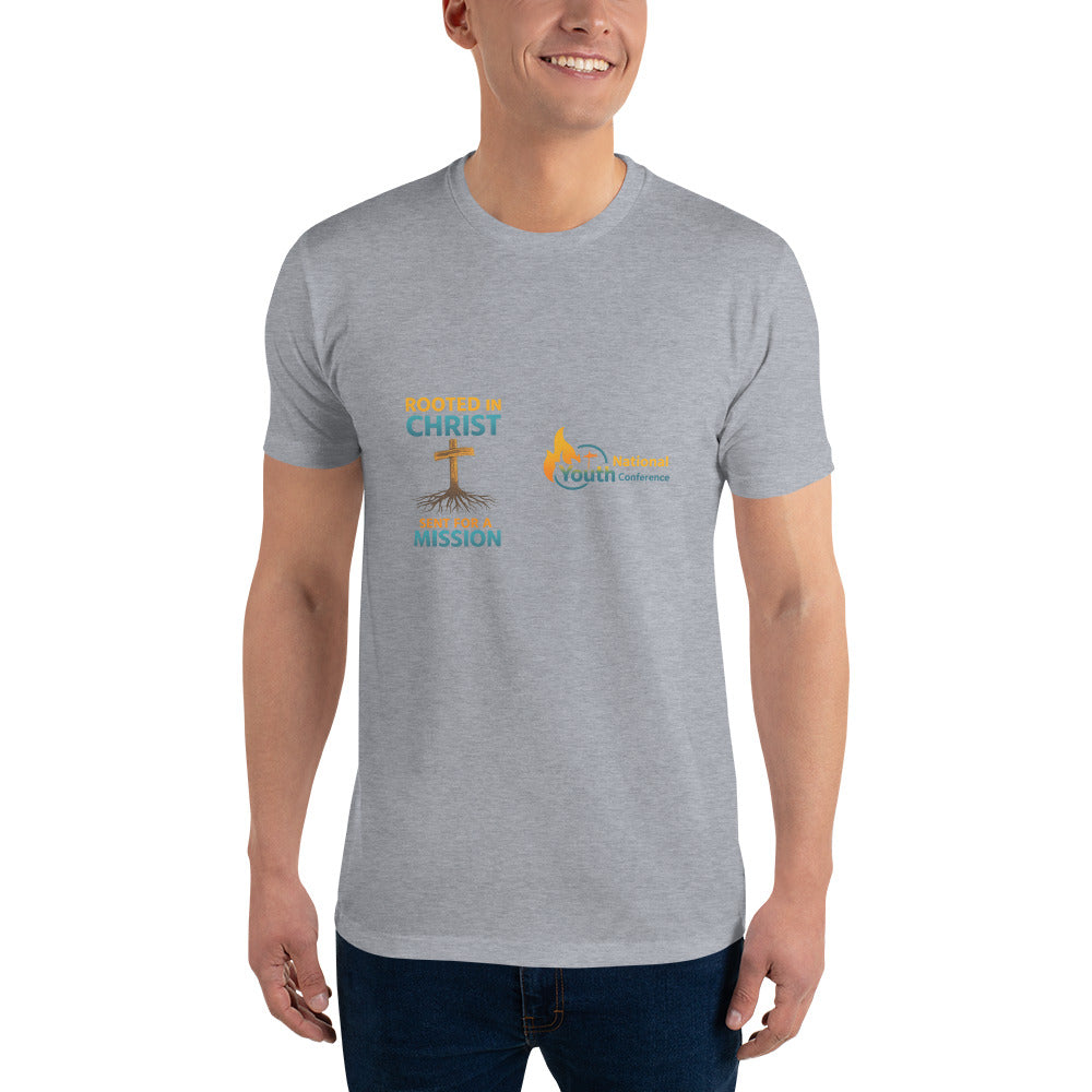 Rooted in Christ Youth Tee - Heather Grey