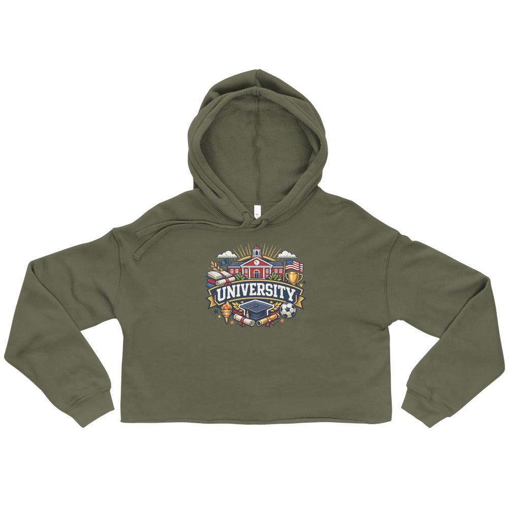 Collegiate Crest of Achievement - Military Green