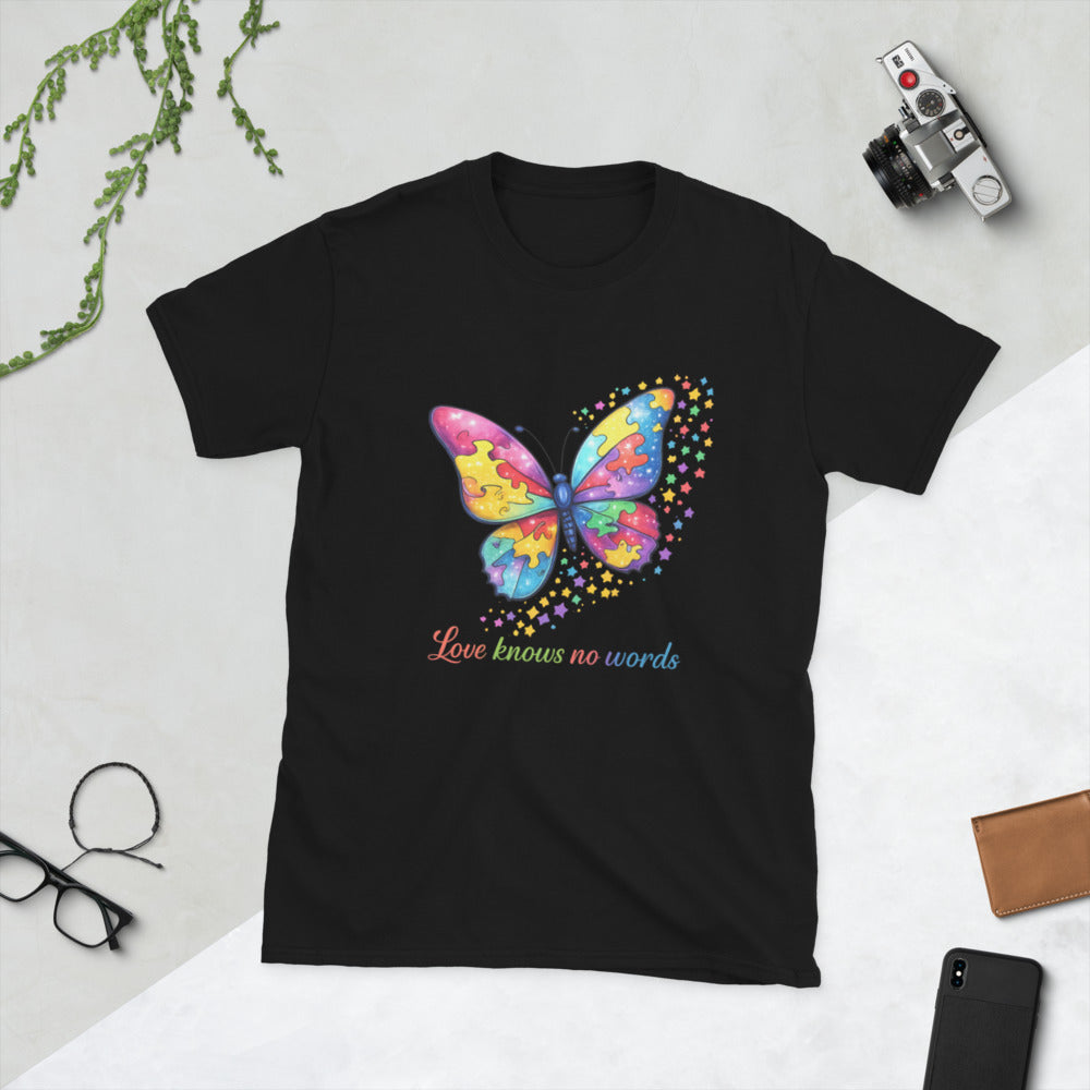Starlit Rainbow Butterfly - Black