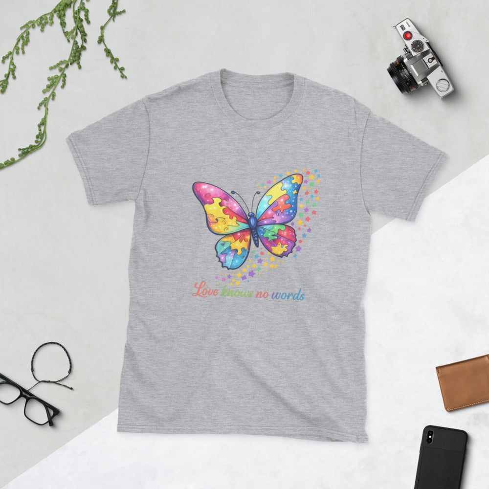 Starlit Rainbow Butterfly - Sport Grey